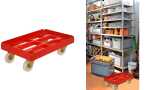 keeeper Transportwagen rolf, Trag kraft: 300 kg, rot...