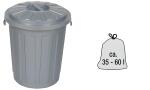 keeeper Abfalltonne Maxi-Tonne mat s, 23 Liter, silber...