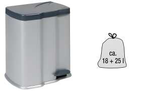 keeeper Abfalltreteimer gunnar, s ilber/anthrazit (6440071)