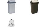 keeeper Abfalleimer swantje, 50 L iter, silber /...