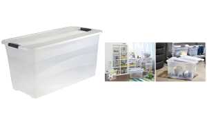 keeeper Aufbewahrungsbox cornelia , 83 Liter, transparent (6440378)