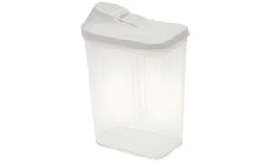keeeper Schüttdose paola, 0,75 Li ter, weiß / transparent (6440521)