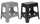 keeeper Maxi-Hocker max, aus PP, silber (6440639)
