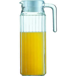 Esmeyer Arcoroc Glaskrug Quadro, mit Deckel, 1,1 Liter (6450011)
