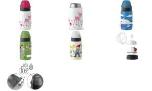 emsa KIDS Trinkflasche DRINK 2 GO, 0,4 L, Pinguin (6460553)