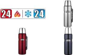 THERMOS Isolierflasche STAINLESS KI NG, 1,2 Liter, dunkelblau
