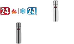 THERMOS Isolierflasche Light & Comp act, silber, 1 Liter (6463129)