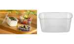 STARPAK Verpackungsbecher eckig, oh ne Deckel, 125 ml...