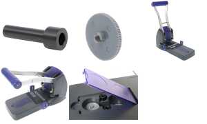 RAPESCO Registraturlocher P2200, sc hwarz / violett (65800097)