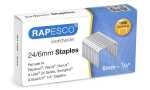 RAPESCO Heftklammern 26/6, verzinkt , 1.000 Stück...