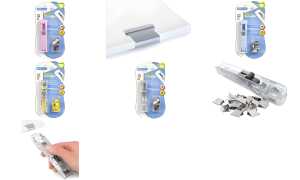 RAPESCO Dokumentenclip-Spender Supa clip 40, transparent (65800155)