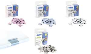 RAPESCO Dokumentenclips Supaclip 40 , Edelstahl, 350 Stück (65800167)