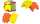 agipa Signal-Etiketten Stern, gel b/orange, 240 x 320 mm (66000031)