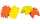 agipa Signal-Etiketten Stern, gel b/orange, 240 x 320 mm (66000053)