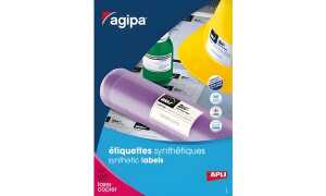 agipa Wetterfeste Folien-Etiketten, 210 x 297 mm, weiß (66000249)