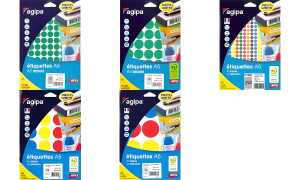agipa Markierungspunkte, Durchmesse r: 24 mm, rund, farbig (66000267)