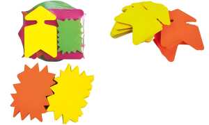 agipa Symbol-Etiketten Pfeil, gel b/orange, 320 x 480 mm (66000375)