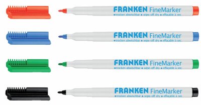 FRANKEN FineMarker, Strichstärke: 1 -2 mm, sortiert (70010366)