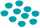 FRANKEN Haftmagnet MagFun, Durchmes ser: 32 mm, hellblau (70010447)