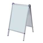 FRANKEN Kundenstopper Outdoor Pro - A1, silber