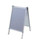 FRANKEN Kundenstopper Outdoor Pro - A1, silber