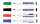 FRANKEN Whiteboard-Marker U-ACT! Li ne, farbig sortiert (70010599)