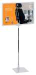 FRANKEN Preisständer, A3, 297 x 620 x 10 mm, grau