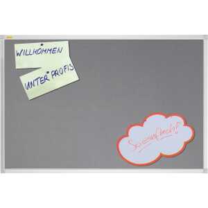 FRANKEN Textiltafel X-tra!Line, 600 x 450 mm, grau (70010838)