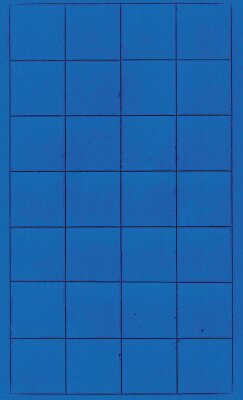 FRANKEN Magnetsymbol Quadrat, 20 x 20 mm, blau (70010931)