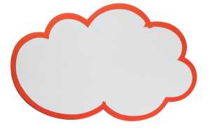 FRANKEN Moderationskarte Wolke, s elbstklebend, 150x230 mm (70010938)