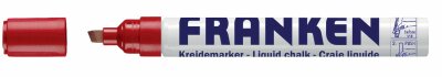 FRANKEN Kreidemarker, Strichstärke: 2-5 mm, rot (70011022)