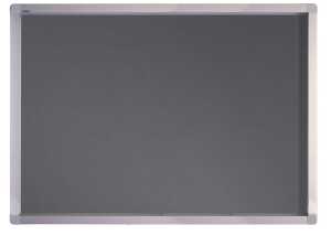 FRANKEN Schaukasten ECO für 8x DIN A4, Filz-Rückwand, grau (70011053)