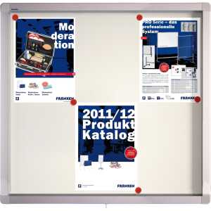 FRANKEN Schaukasten ECO für 8x DIN A4, Metall-Rückwand (70011061)