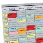 FRANKEN T-Kartentafel Universal Pla ner, 315 x 780 mm...