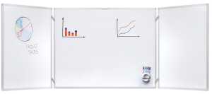 Klapptafel-Anlage 90x60cm, FRANKEN K2102 5 Flächen