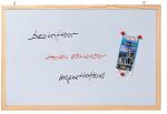 FRANKEN Weißwandtafel mit Holzrahme n, 400 x 300 mm (70011177)