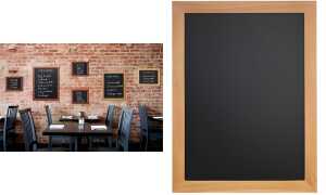 Securit Kreidetafel UNIVERSAL, mit Holzrahmen, teak (70020067)