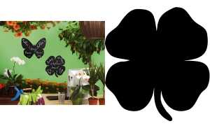 Securit Kreidetafel SILHOUETTE Kle eblatt (70020080)