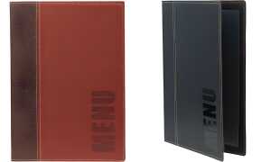 Securit Doppelhülle für Speisekarte n-Mappe, DIN A5 (70020139)