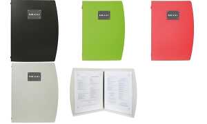 Securit Speisekarten-Mappe RIO MENU , DIN A4, rot (70020154)