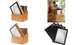 Securit Speisekarten-Mappe WOOD, DI N A4, 20er Box,...