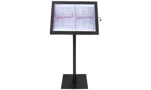 Securit LED-Schaukasten BLACK STAR, 4 x DIN A4 Seiten (70020206)