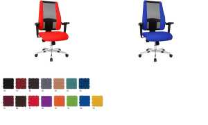 Topstar Bürodrehstuhl Air Synchro , royalblau (70570016)