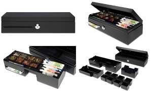 Safescan Kassenlade HD-4617C Heavy Duty Flip-top, schwarz (71200124)