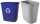 Rubbermaid Papierkorb, 12,9 Liter, rechteckig, PE, blau (71240015)