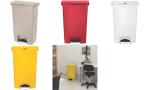 Rubbermaid Tret-Abfalleimer Slim Ji m, 50 Liter, beige...