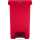 Rubbermaid Tret-Abfalleimer Slim Ji m, 50 Liter, rot (71240029)