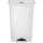 Rubbermaid Tret-Abfalleimer Slim Ji m, 68 Liter, weiß (71240036)