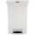 Rubbermaid Tret-Abfalleimer Slim Ji m, 90 Liter, weiß (71240042)