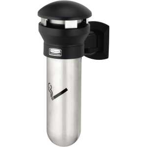 Rubbermaid Wandascher Infinity, run d, silber / schwarz (71240086)